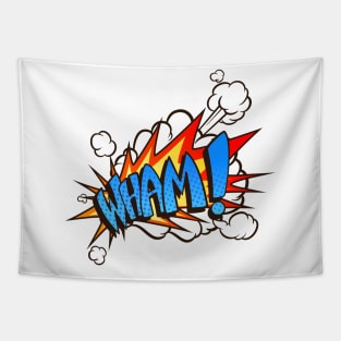 Wham! - Comic Book Funny Sound Effects Tapestry