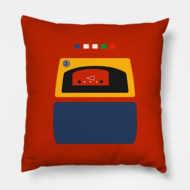 Your First Cassette Player Pillow by Plan8