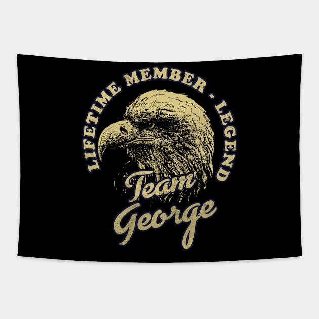 George Name - Lifetime Member Legend - Eagle Tapestry by Stacy Peters Art