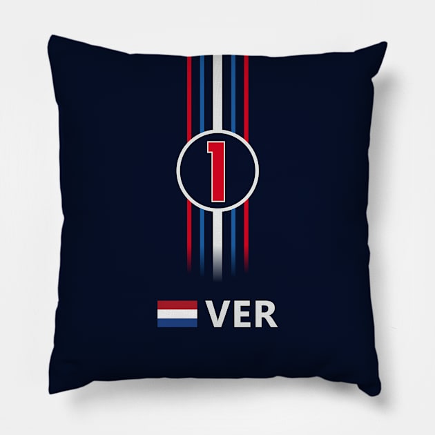 F1 2022 - #1 Verstappen [classic] Pillow by sednoid