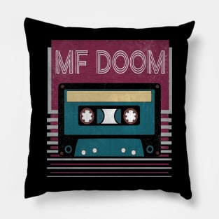 Great Mf Doom Gift For Name Vintage Styles Color 70s 80s 90s Pillow