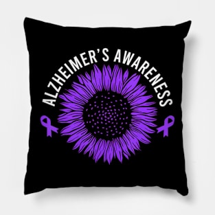 Alzheimer´s Awareness  Purple Ribbon Pillow