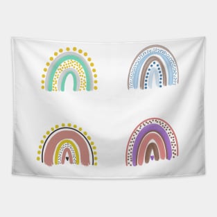 Boho rainbows Tapestry