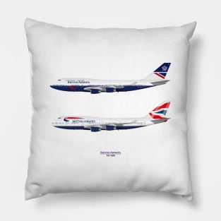 British Airways 747s Pillow