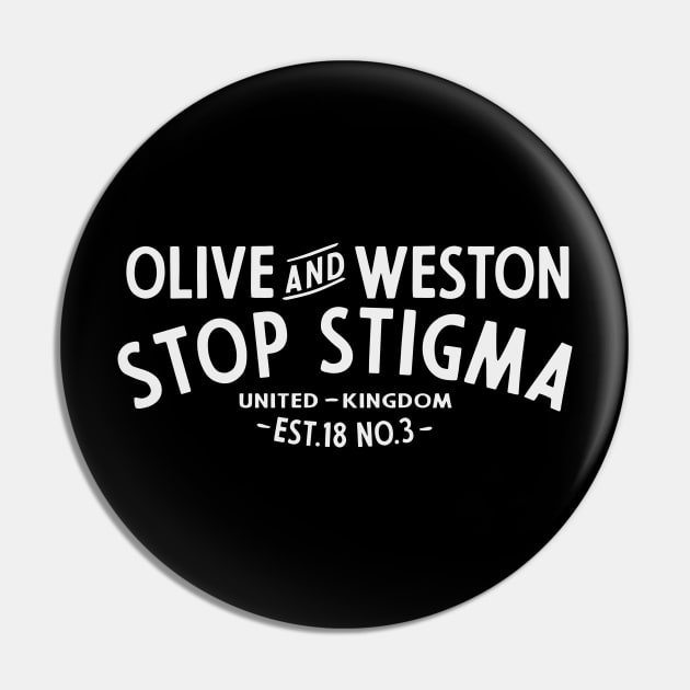 STOP STIGMA Pin by Merchsides