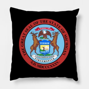 Seal of Michigan Pillow