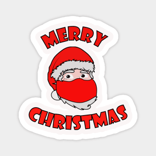 2020 Christmas Gift Masked Santa Claus Magnet