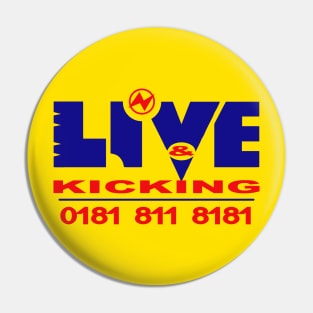 Live and Kicking British TV Show Pin