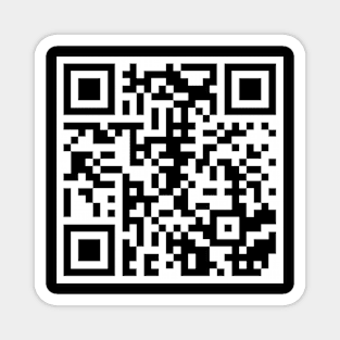 Rick Roll QR Code Magnet
