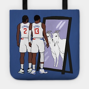 Kawhi Leonard and Paul George Mirror GOATs Tote