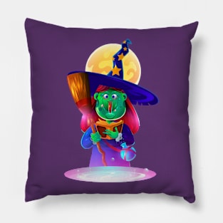 The Nice Witch design Pillow