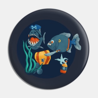 Pirate piranhas Pin