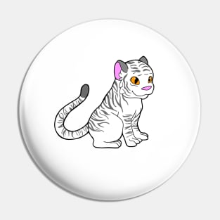 White Tiger Pin