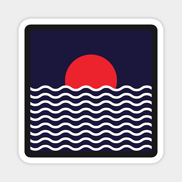 Dark Sea Magnet by RedGraph