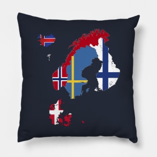 The Nordics Countries Pillow