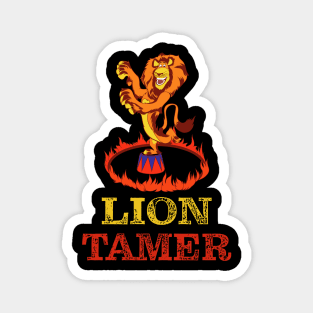 Circus Lion Tamer Magnet