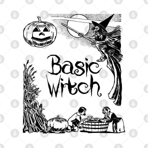 Basic Witch Halloween T-Shirt by thejamestaylor