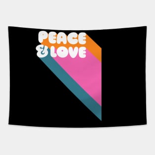 PEACE AND LOVE Tapestry