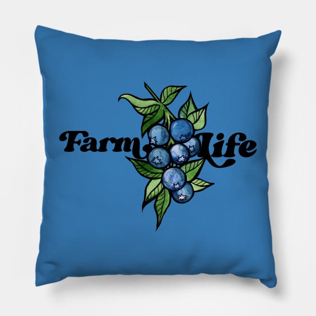 Farm Life Pillow by bubbsnugg