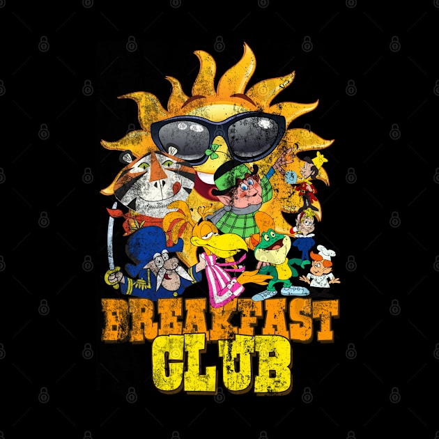 Breakfast Club - cereal mascots of yesteryear by woodsman