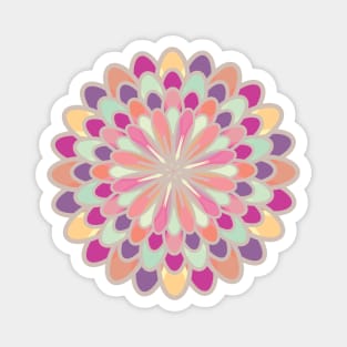 Flower Tiers 10 Magnet