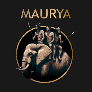 Maurya Ancient Mauryan Empire Indian War Elephant T-Shirt