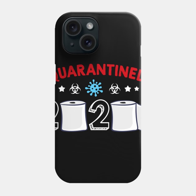 Quaratined 2020 toilet papar Graduation Funny Senior 2020 Phone Case by neonatalnurse