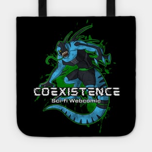 Syrac with logo-  Coexistence The Series Webcomic Tote