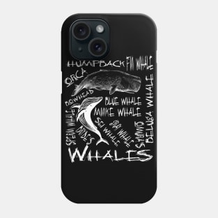 Whales T Shirt and Gifts Ideas Marine Biology Marine Biologist Shirt Phone Case