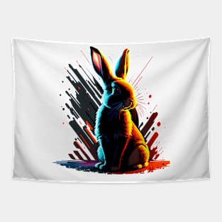 Cute and Cuddly Bunny Tapestry