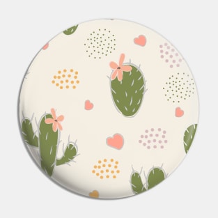 Cactus Pattern Pin