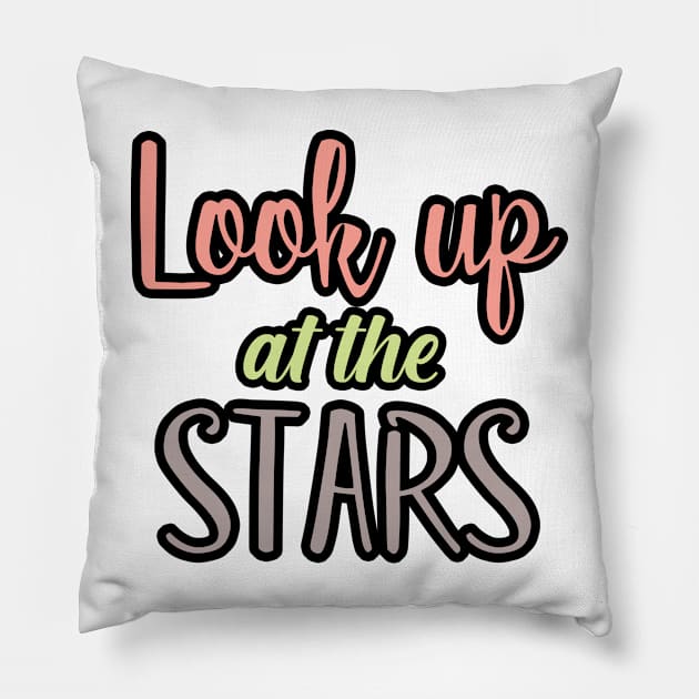 Look up at the stars Pillow by SamridhiVerma18