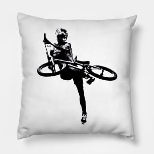 Freestyle bmx / Swiss Artwork Photography Pillow