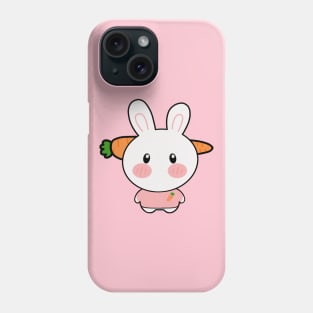 Bunny with Carrot Headband Phone Case