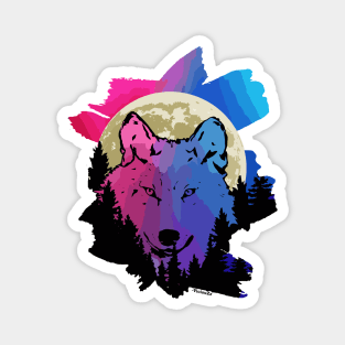 Wolf Colors Magnet