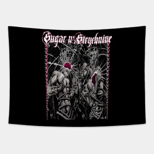 ""SUGAR N STRYCHNINE" (HEART AND BRAIN) Tapestry