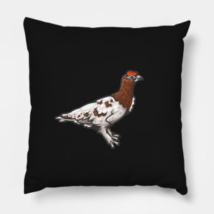 Willow Ptarmigan Pillow