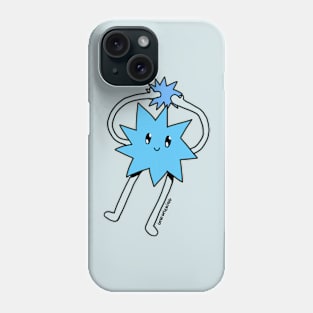 Silly Little Guy | Blue Sticker Version Phone Case