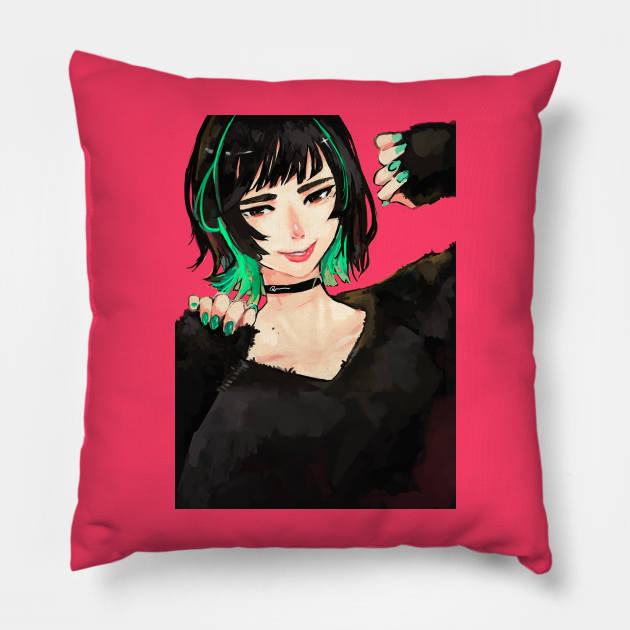 In colors that are uniquely mine Pillow by ronzaemon