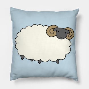 Fluffy Ram Pillow