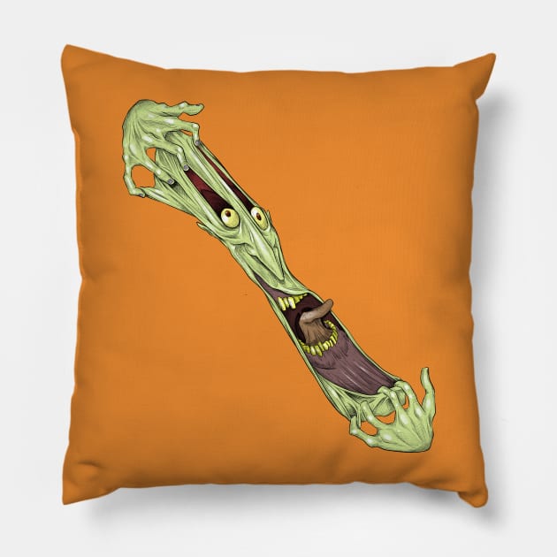 stretch (colour) Pillow by bobgoodallart