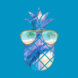 Pineapple Summer and Palm Trees T-Shirt