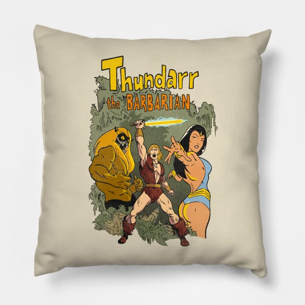 Thundarr The Barbarian Pillow by darklordpug