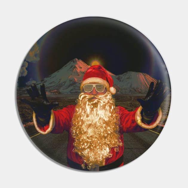 Evil Santa Pin by Trippyarts Store