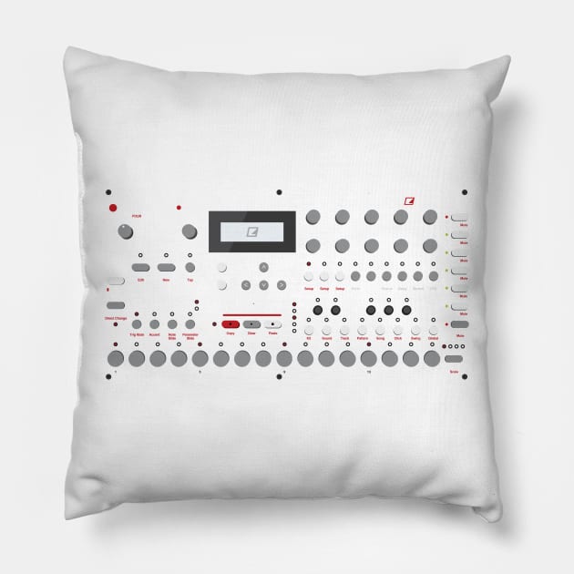 A4 Pillow by Synthshirt