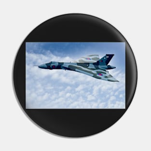 Avro Vulcan Bomber XH558 Above the Clouds Pin