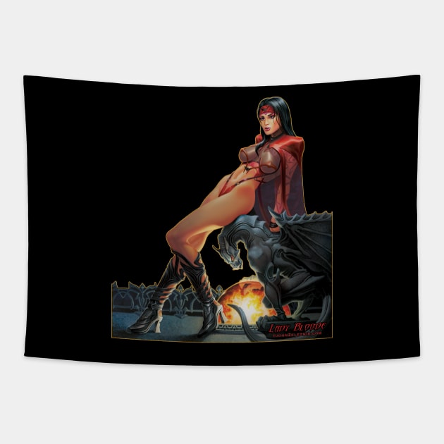 Lady Bloode Tapestry by Zeleznik