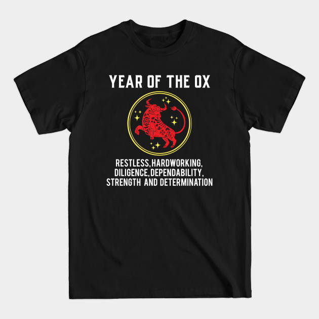 Discover 2021 New Year Of The Ox Holiday Zodiac Animal Gift - New Year - T-Shirt