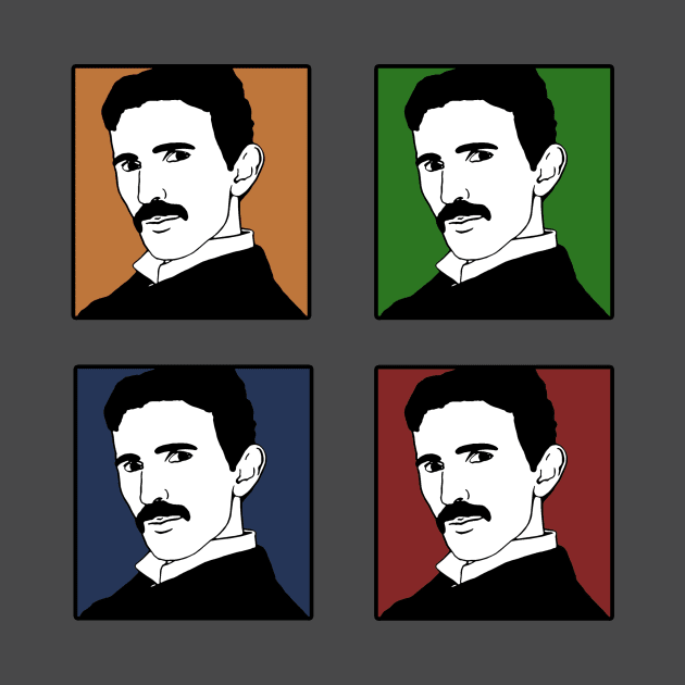 Tesla Pop Art Quads by shellysom91