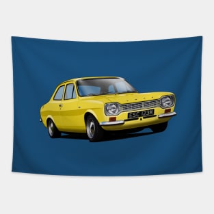 Ford Escort Mk 1 in daytona yellow Tapestry